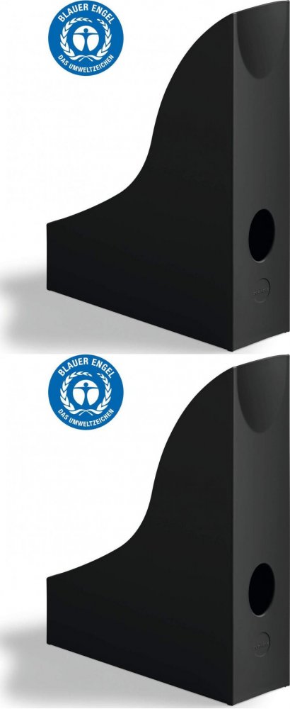 2x Organizer na katalogi Durable Eco, A4, czarny