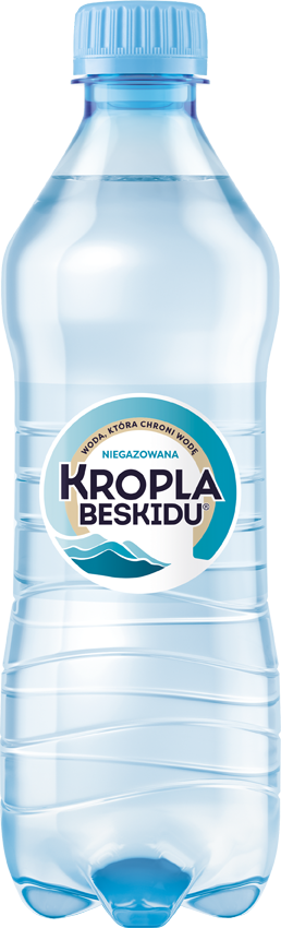 Woda niegazowana Kropla Beskidu, 0.5l, butelka PET, KAUCJA