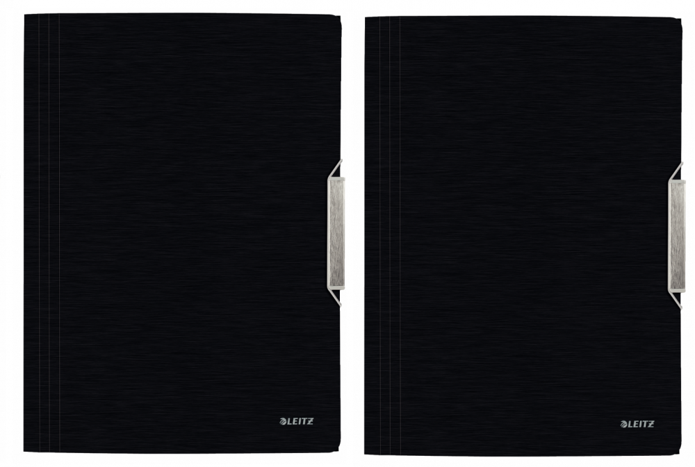 2x Teczka plastikowa z gumką Leitz Style, A4, 15mm, czarny