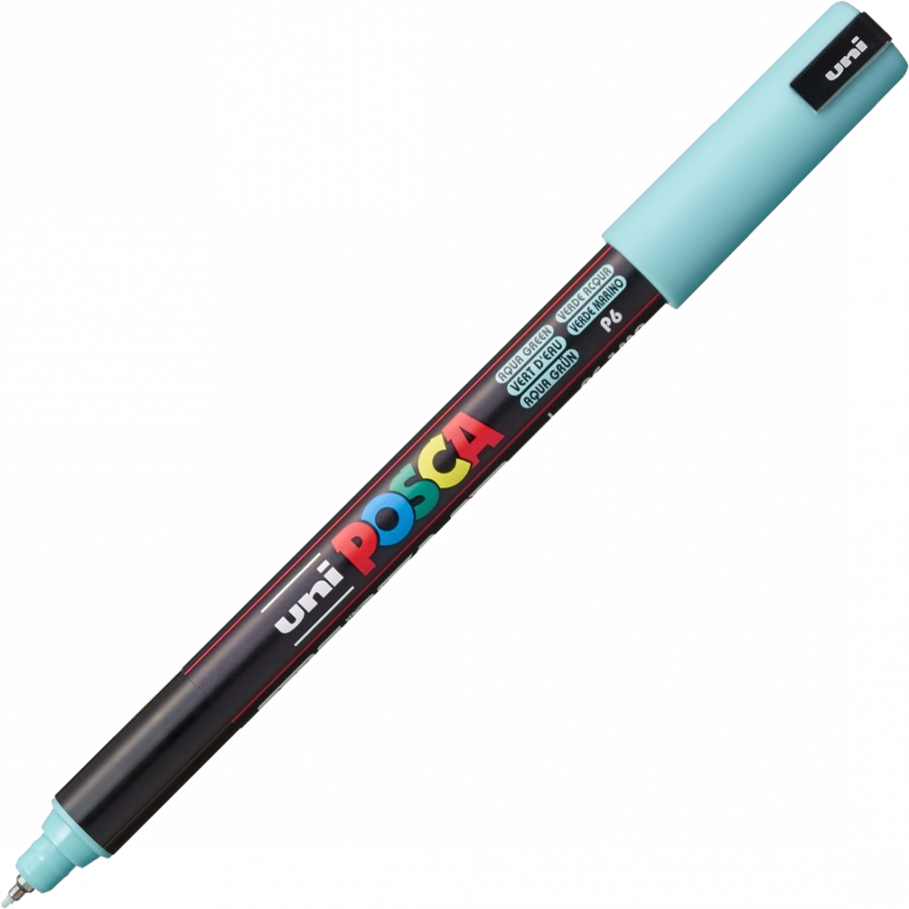 Marker Posca PC-1MR, z farbą plakatową, 0.7mm, pastelowy morski