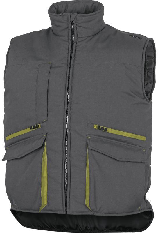 Kamizelka robocza Delta Plus Sierra2, rozmiar XXL, szaro-zielony