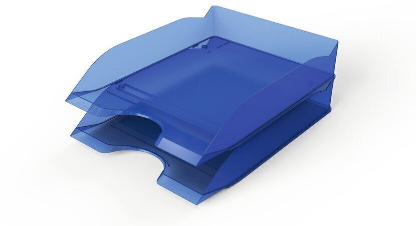 2x Półka na dokumenty Durable Basic, A4, plastikowa, ciemnoniebieski