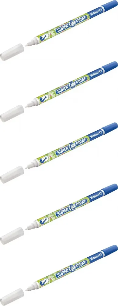 5x Zmazywacz do atramentu Pelikan Super-Pirat 850F D, dwustronny