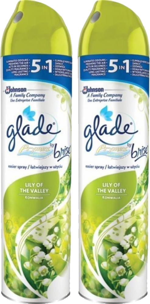 2x Odświeżacz powietrza Glade by Brise, spray, konwaliowy, 300ml