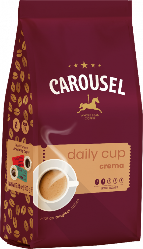 Kawa ziarnista Carousel Daily Cup Crema, 1kg