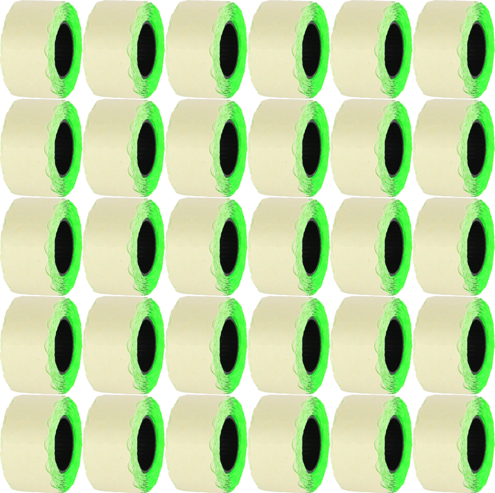 100x Taśma do metkownicy Studio Cen, HMTC 800 etykiet, 26x12mm, zielony