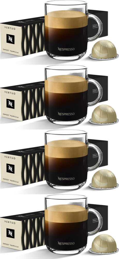 4x Kapsułki do ekspresu Nespresso Barista Creations Sweet Vanilia, 10 sztuk