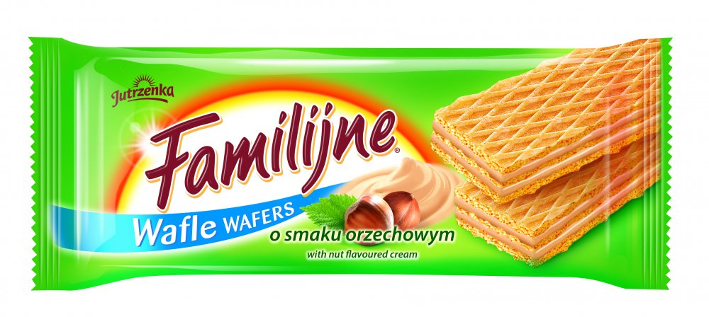 Wafle Familijne, orzechowy, 180g