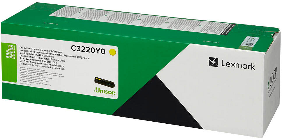 Toner Lexmark (C3220Y0), 1500 stron, yellow (żółty)
