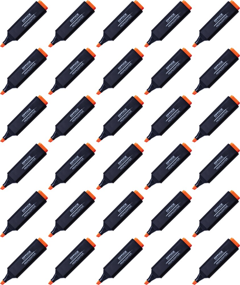 400x Zakreślacz Office Products, ścięta, 1-5mm, pomarańczowy