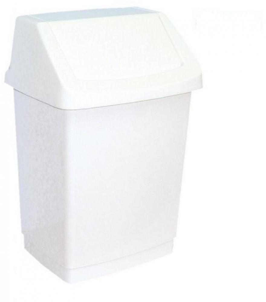 Kosz na śmieci Merida, z pokrywą, 25l, biały