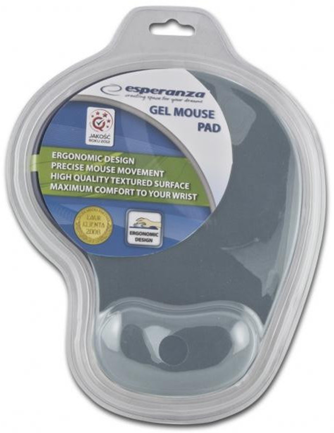 Podkładka żelowa pod mysz Esperanza EA137Y, 230x190x20mm, szary