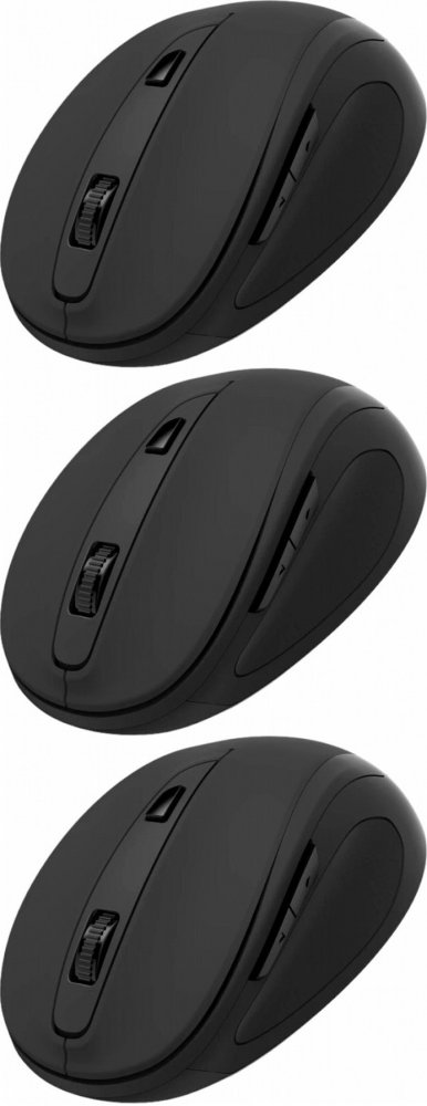 3x Myszka bezprzewodowa Hama MW-400 V2, optyczna, czarny