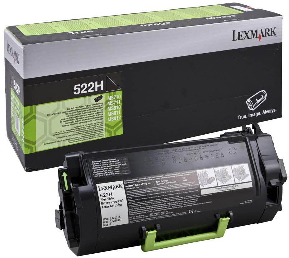 Toner Lexmark 52D2H0E (522HE), 25000 stron, black (czarny)