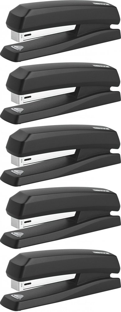 5x Zszywacz Centra HSP, do 20 kartek, czarny