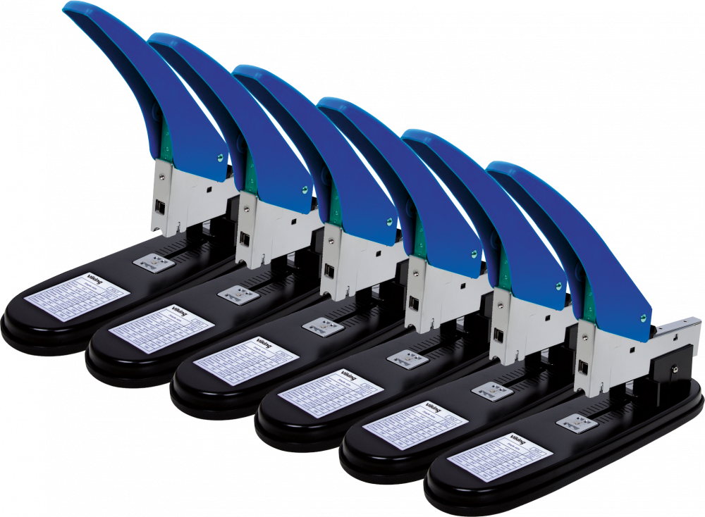 6x Zszywacz Viking, Heavy Duty, do 210 kartek, czarny
