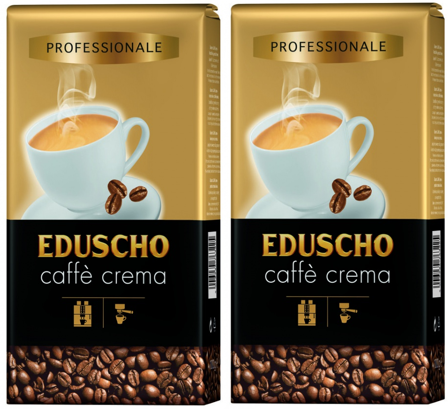 2x kawa ziarnista Eduscho Caffé Crema, 1kg