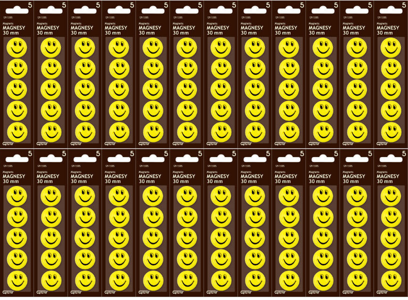 24x Magnesy Grand GR-530S, 30mm, 5 sztuk, buźki