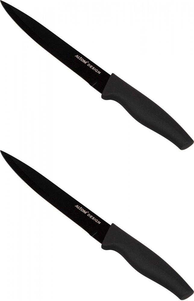 2x Nóż kuchenny Altom Design, 32cm, czarny