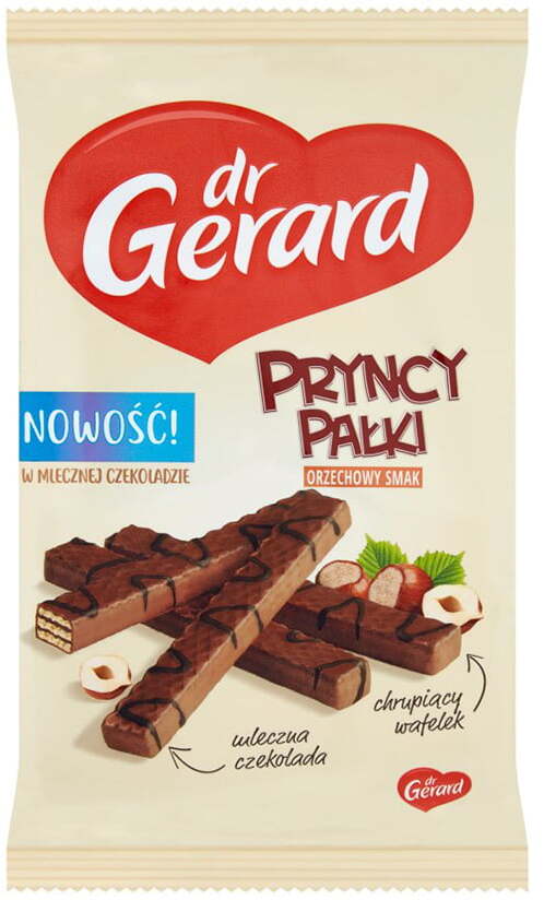 Wafle Dr Gerard Pryncypałki, orzechowy, 200g