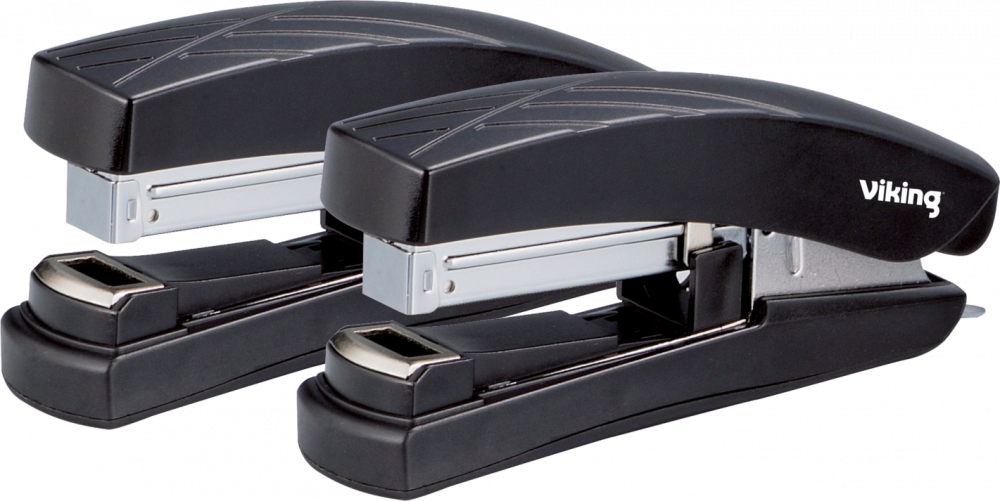 2x Zszywacz Viking, do 30 kartek, czarny