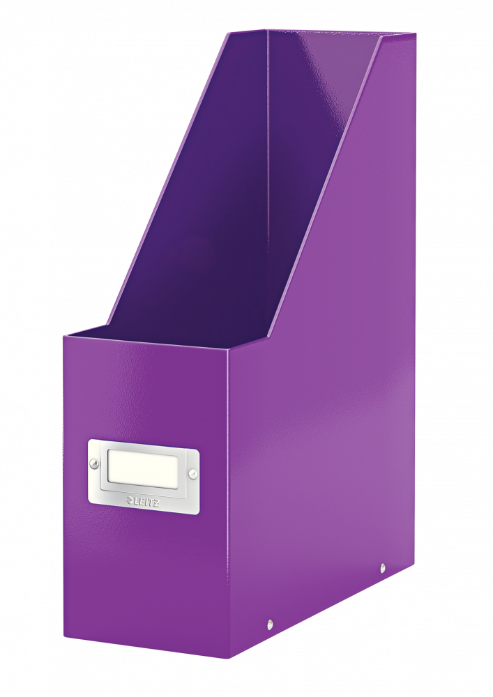 Organizer Leitz Wow Click&Store, A4, 95mm, do 950 kartek fioletowy