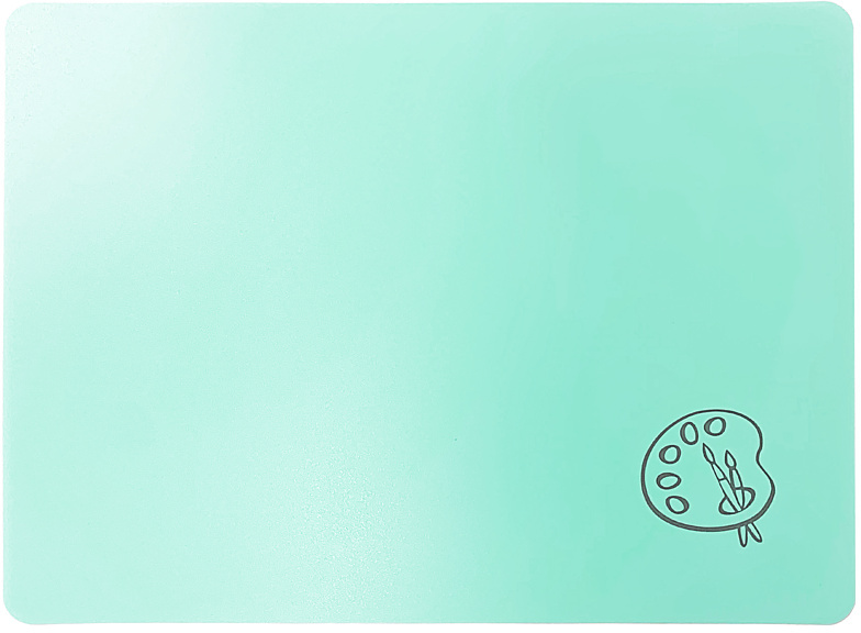 Podkładka do prac plastycznych Biurfol, A4, 280x380mm, pastelowy zielony