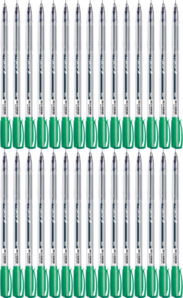 50x Długopis żelowy Rystor, GZ-031, 0.5mm, zielony