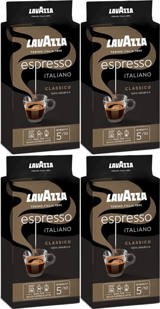 4x Kawa mielona Lavazza Espresso Italiano Classico, 250g