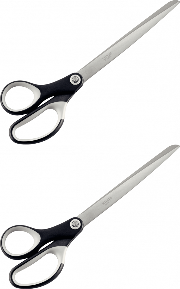 2x Nożyczki Leitz tytanowe, 26cm, czarny
