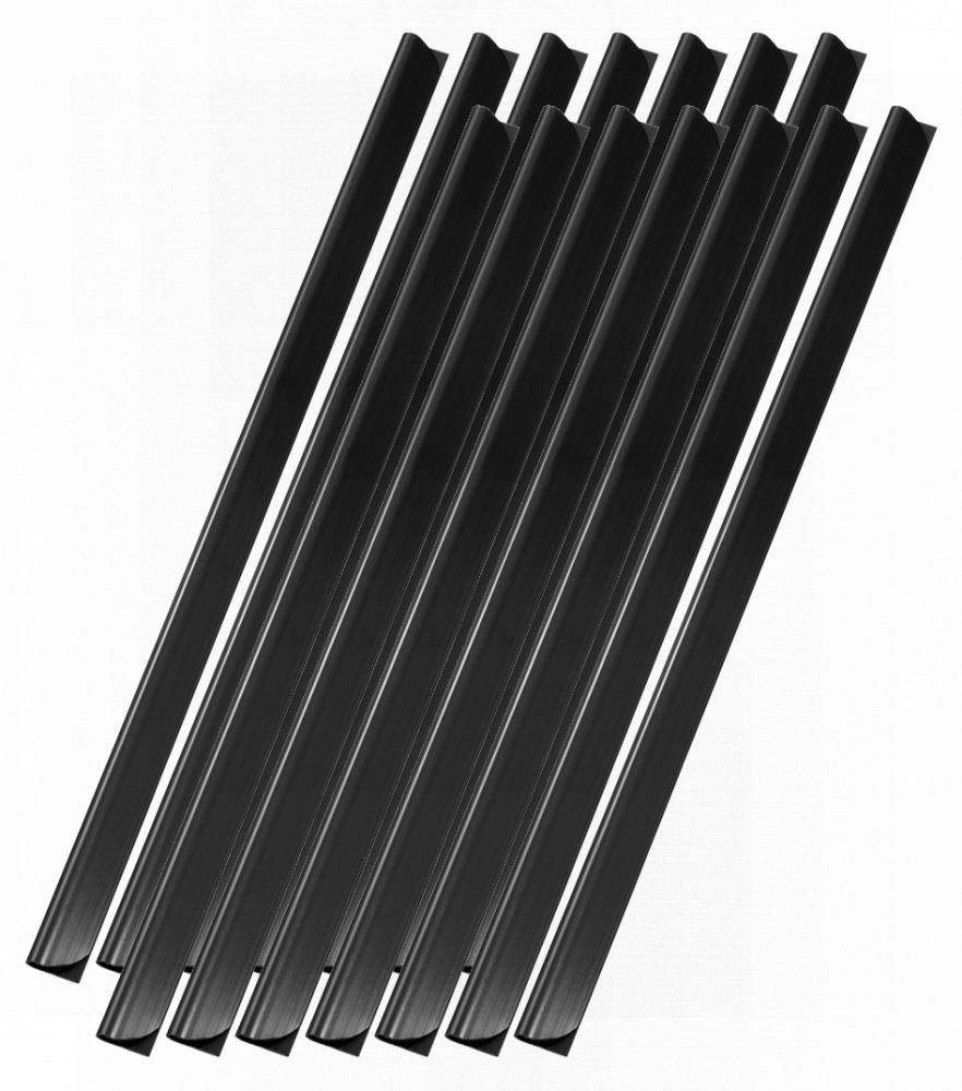 2x Listwa wsuwana Leitz, A4, 6mm, do 60 kartek, 50 sztuk, czarny