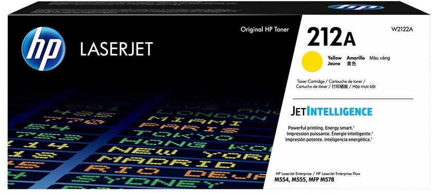 Toner HP W2122A (212A), 4500 stron, yellow (żółty)