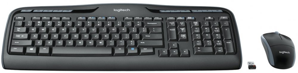 Zestaw bezprzewodowy Logitech MK330, klawiatura + mysz, czarny