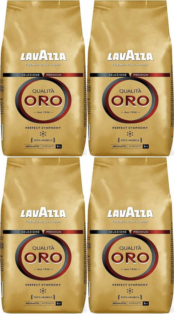 4x Kawa ziarnista Lavazza Qualita Oro, 250g