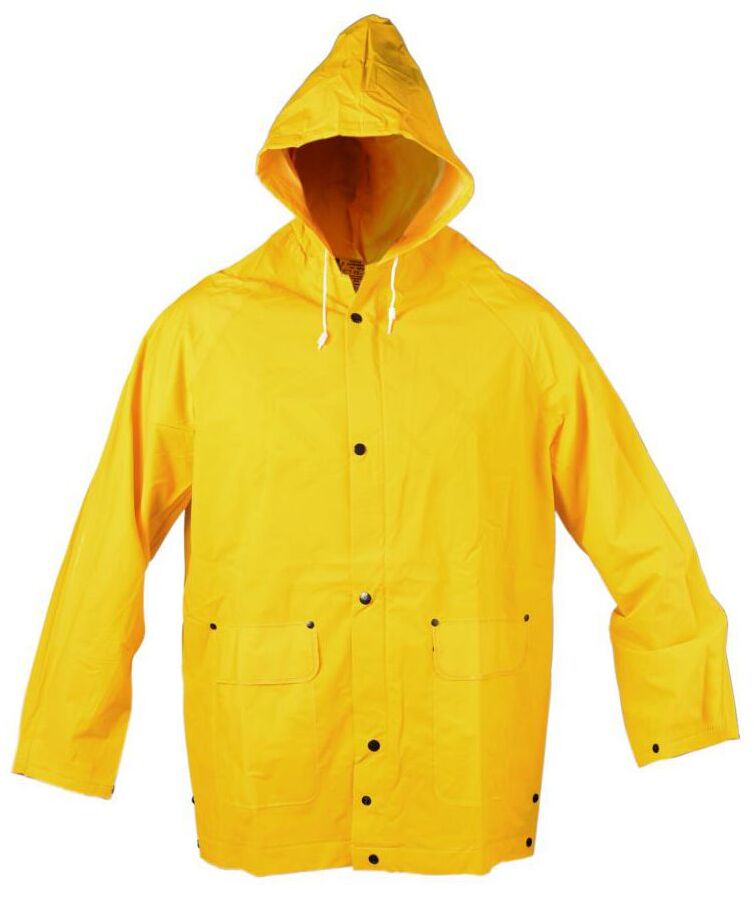 Kurtka przeciwdeszczowa Art-Mas Kpd, z kapturem, rozmiar XL, żółty