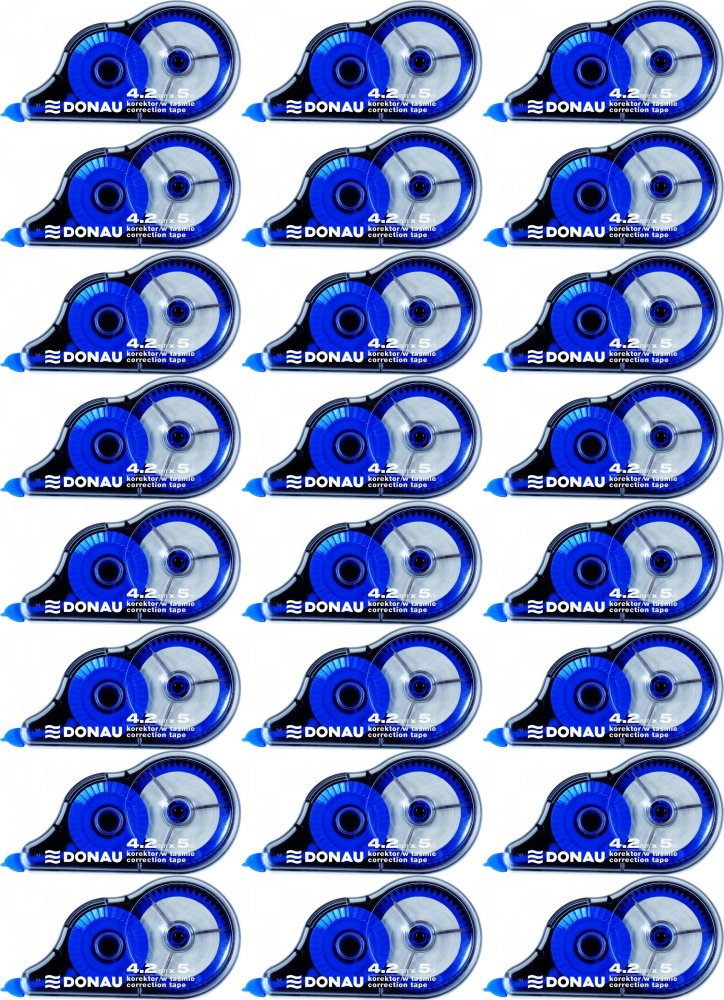 24x Korektor w taśmie Donau, myszka, 4.2mmx5m