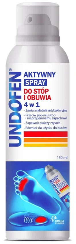 Dezodorant Undofen 4w1, do stóp i butów, 150ml