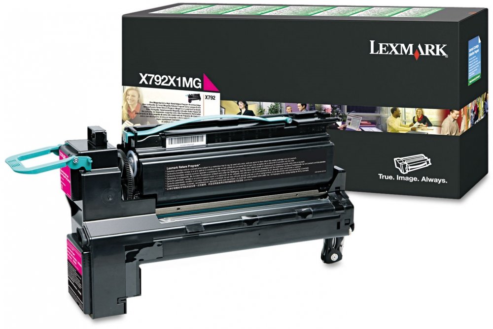 Toner Lexmark (X792X1MG), 20000 stron, magenta (purpurowy)