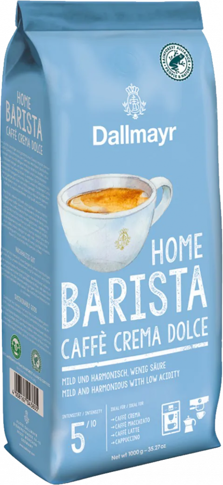 Kawa ziarnista Dallmayr Home Barista Crema Dolce, 1kg