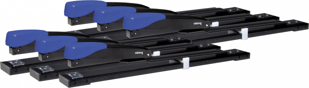 6x Zszywacz długoramienny Viking, do 20 kartek, czarny