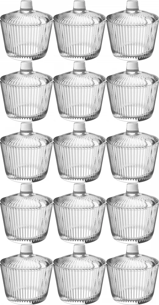 15x Cukiernica Altom Design Selena, szkło, 210ml, przezroczysty