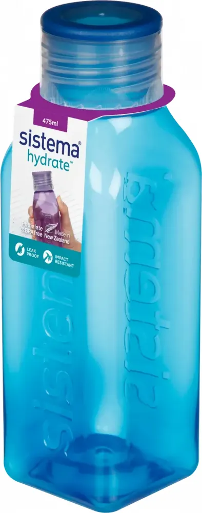 Bidon Sistema Square, 475ml, mix kolorów