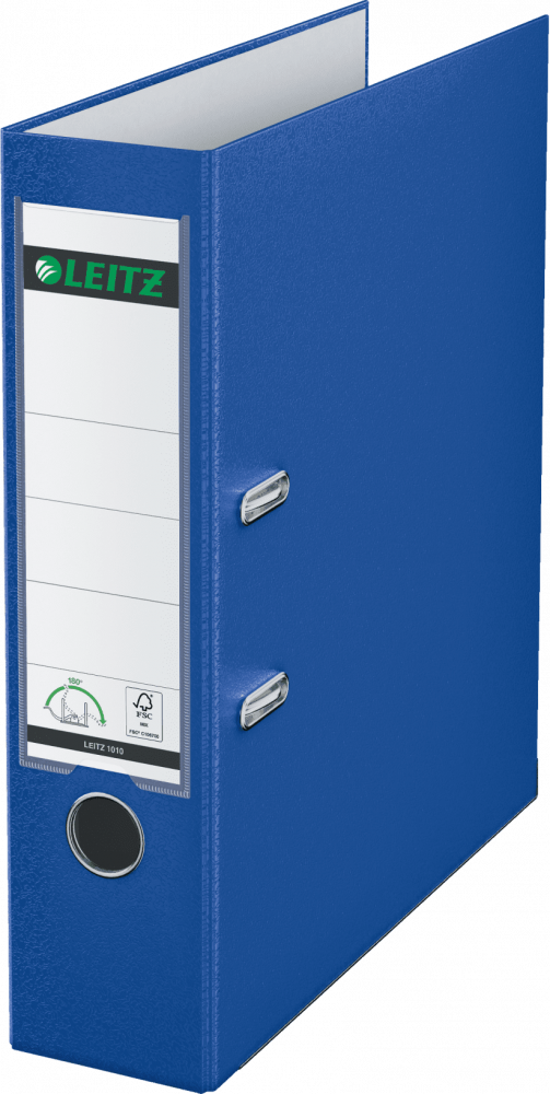Segregator A4 Leitz 180°, 80mm, do 600 kartek, ciemnoniebieski