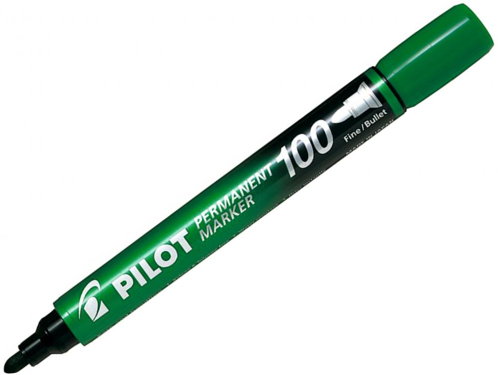 Marker permanentny Pilot, SCA 100, okrągła, 4.5mm, zielony
