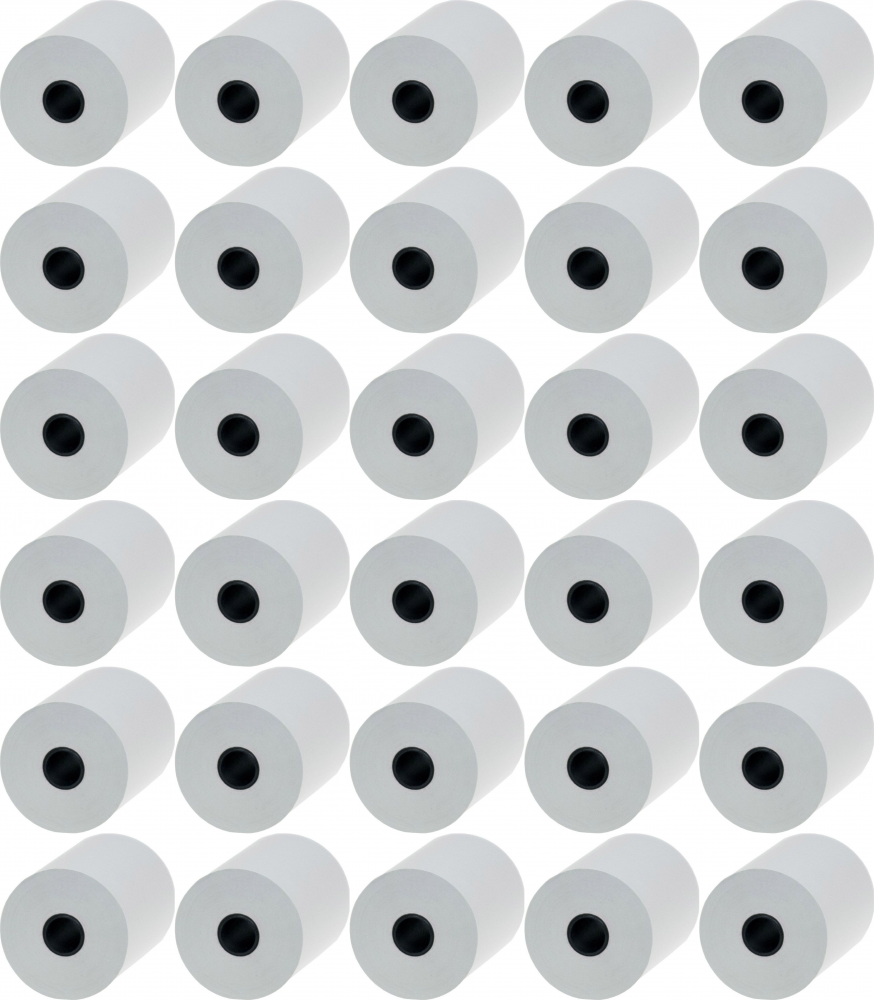 30x Rolka termiczna Drescher Polska Sp. z o.o., 44mm x 30m, 48g/m2, biały