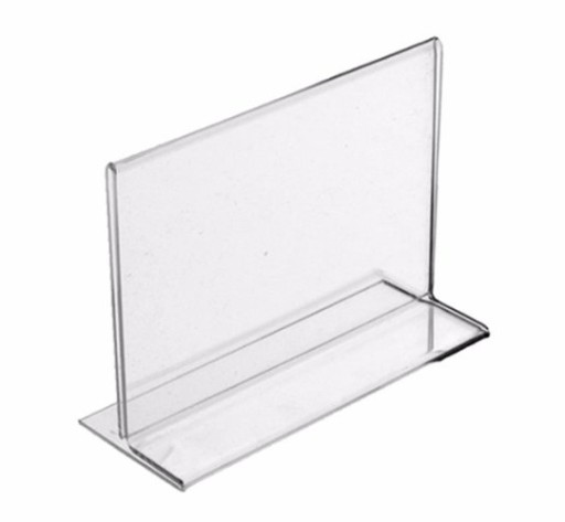 Stojak na prospekty Artcop, typ T, A4, poziomy, przezroczysty