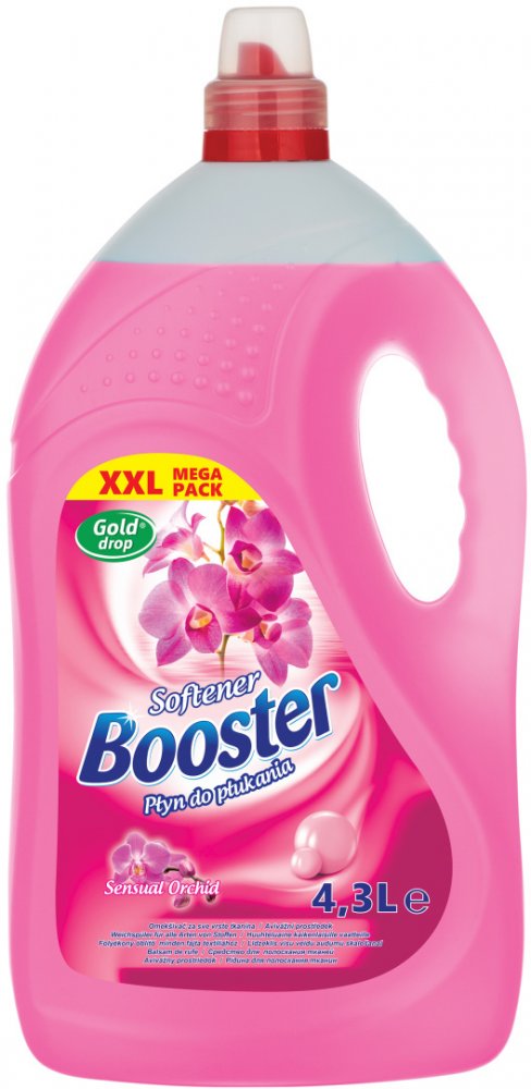 Płyn do płukania tkanin Gold Drop Booster, Sensual Orchid, orchidea, 4.3l