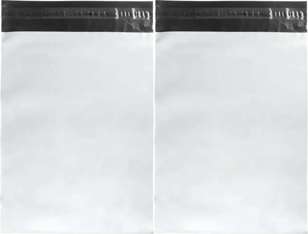 2x Foliopaki kurierskie Emerson, 40x50cm, 50 sztuk, biały