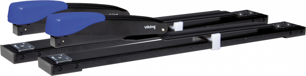 2x Zszywacz długoramienny Viking, do 20 kartek, czarny