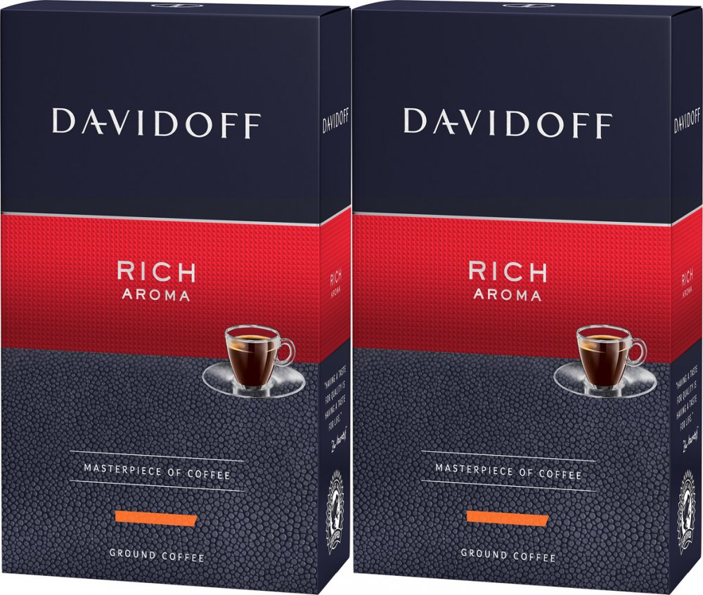 2x Kawa mielona Davidoff Rich Aroma, 250g